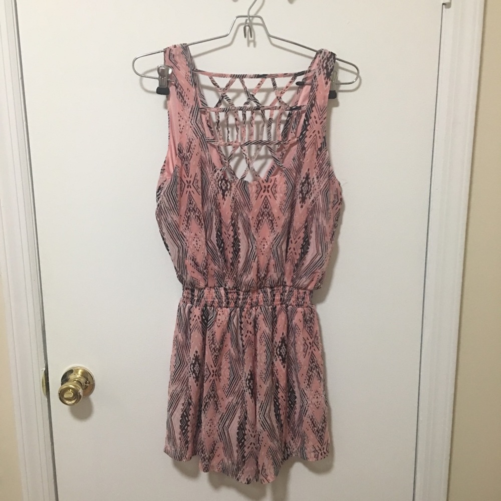 Pink Cutout Romper - Picture 6 of 6